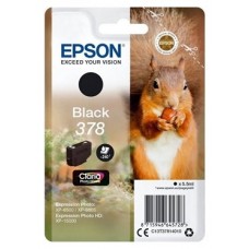 EPSON Singlepack Black 378 Claria Photo HD Ink con RF