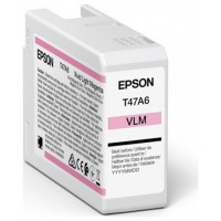 EPSON  Singlepack Vivid Light Magenta T47A6 UltraChrome Pro 10 ink 50ml SC-P900