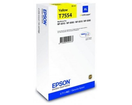 EPSON Cartucho Amarillo XL 4000p WF-8xxx