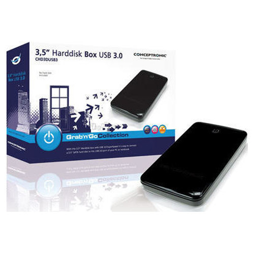 CAJA EXTERNA 3.5" USB 3.0 CONCEPTRONIC SATA HD-SX30 CAJA EXTERNA 3.5" USB 3.0 CONCEPTRONIC SATA HD