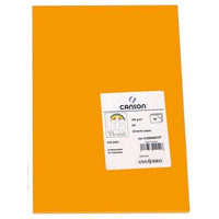 CANSON Pack de 50 Cartulina 185g A4 mandarina