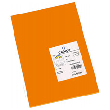 CANSON Pack de 50 Cartulina 185g A4 naranja
