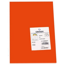 CANSON Pack de 50 Cartulina 185g A4 rojo tomate-IR25 CANSON Pack de 50 Cartulina 185g A4 rojo tomate