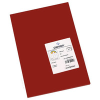 CANSON Pack de 50 Cartulina 185g A4 granate