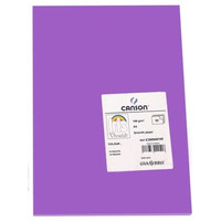 CANSON Pack de 50 Cartulina 185g A4 violeta