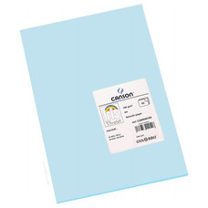 CANSON Pack de 50 Cartulina 185g A4 azul cielo