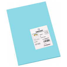 CANSON Pack de 50 Cartulina 185g A4 azul turquesa-IR25 CANSON Pack de 50 Cartulina 185g A4 azul turquesa