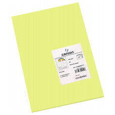 CANSON Pack de 50 Cartulina 185g A4 verde manzana-IR26 CANSON Pack de 50 Cartulina 185g A4 verde manzana