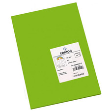 CANSON Pack de 50 Cartulina 185g A4 verde billar-IR25 CANSON Pack de 50 Cartulina 185g A4 verde billar