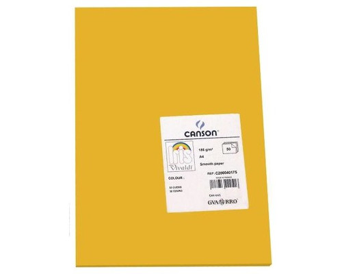 CANSON Pack de 50 Cartulina 185g A4 cuero