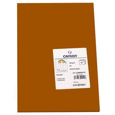 CANSON Pack de 50 Cartulina 185g A4 chocolate-IR26 CANSON Pack de 50 Cartulina 185g A4 chocolate