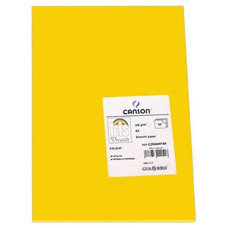 CANSON Pack de 50 Cartulina 185g A3 amarillo gualda-IR24 CANSON Pack de 50 Cartulina 185g A3 amarillo gualda