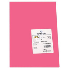 CANSON Pack de 50 Cartulina 185g A3 fucsia-IR25 CANSON Pack de 50 Cartulina 185g A3 fucsia