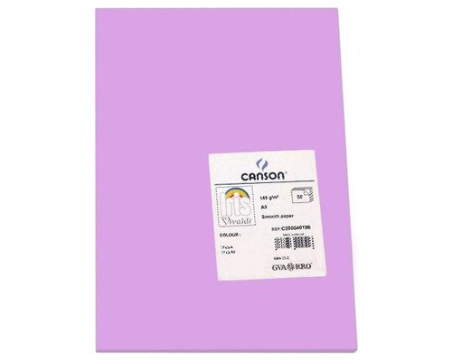 CANSON Pack de 50 Cartulina 185g A3 lila