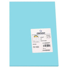 CANSON Pack de 50 Cartulina 185g A3 azul turquesa-IR25 CANSON Pack de 50 Cartulina 185g A3 azul turquesa