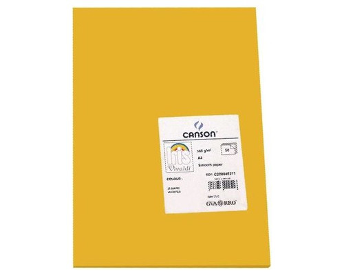CANSON Pack de 50 Cartulina 185g A3 cuero-IR24 CANSON Pack de 50 Cartulina 185g A3 cuero