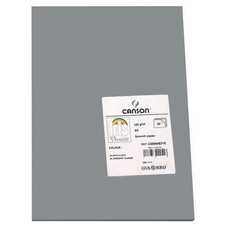 CANSON Pack de 50 Cartulina 185g A3 gris plomo-IR24 CANSON Pack de 50 Cartulina 185g A3 gris plomo
