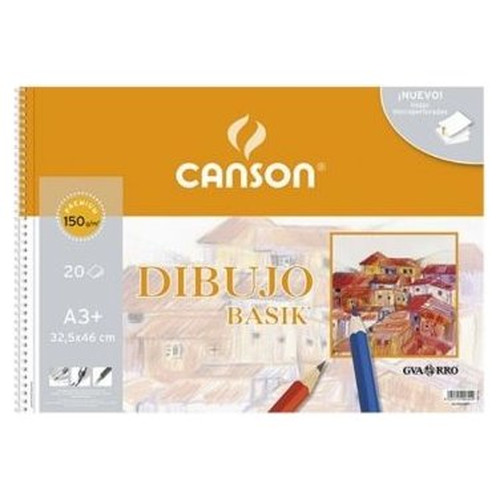 BLOC 20 HOJAS BASIK 150G A3+ GUARRO CANSON C200400694 (Espera 4 dias)-SX30 BLOC 20 HOJAS BASIK 150G A3+ GUARRO CANSON C200400694 (Espera 4 dias)