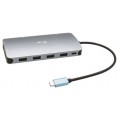 USB-C Metal Nano 3x Display Docking Station + Power