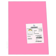 CANSON Pack de 50 Cartulina 185g A3 rosa chicle-IR25 CANSON Pack de 50 Cartulina 185g A3 rosa chicle