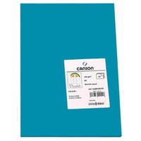 CANSON Pack de 50 Cartulina 185g A3 azul caribe