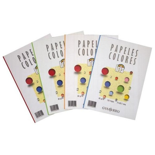 CANSON Paq.100h papel color Iris 80g A4 azul caribe-IR29 CANSON Paq.100h papel color Iris 80g A4 azul caribe
