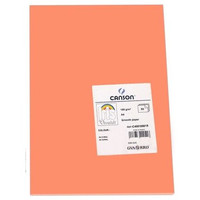 CANSON Pack de 50 Cartulina 185g A4 coral