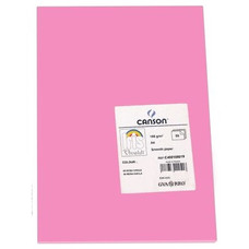 CANSON Pack de 50 Cartulina 185g A4 rosa chicle-IR26 CANSON Pack de 50 Cartulina 185g A4 rosa chicle