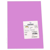 CANSON Pack de 50 Cartulina 185g A4 malva