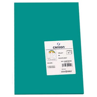 CANSON Pack de 50 Cartulina 185g A4 verde menta