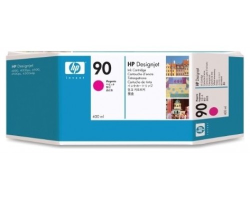 HP Designjet 4000 Cartucho Magenta Nº90, 400ml.