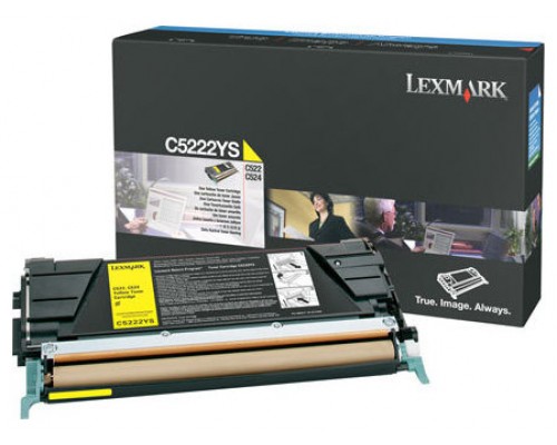 Lexmark C522, C524, C53x Cartucho toner amarillo (3K)