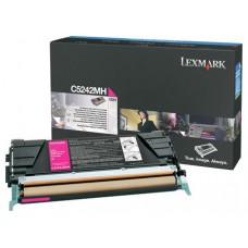 Lexmark C524, C532, C534 Cartucho toner magenta Alto Rendimiento (5K)