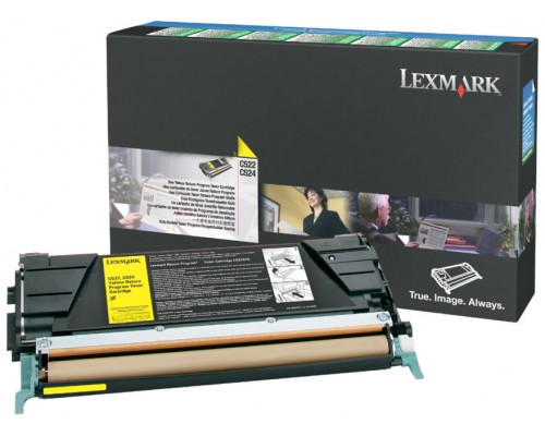 Lexmark C524, C532, C534 Yellow High Yield Return Program Corporate Cartridge