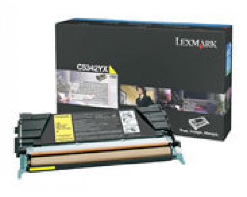 Lexmark C534 Cartucho toner amarillo Extra Alto Rendimiento (7K)