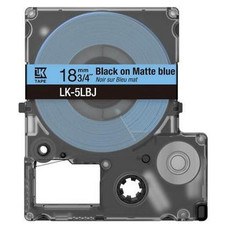 EPSON Cartucho de etiquetas Matte Tape Blue/Black 12mm(8m) LK-4LBJ-IR25 EPSON Cartucho de etiquetas Matte Tape Blue/Black 12mm(8m) LK-4LBJ