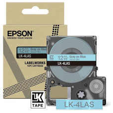 EPSON Cartucho de etiquetas Colour Tape Blue/Grey 12mm(8m) LK-4LAS-IR25 EPSON Cartucho de etiquetas Colour Tape Blue/Grey 12mm(8m) LK-4LAS
