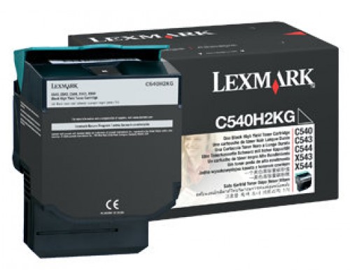 Lexmark C54x, X54x Cartucho de toner negro Alto Rendimiento (2,5K)