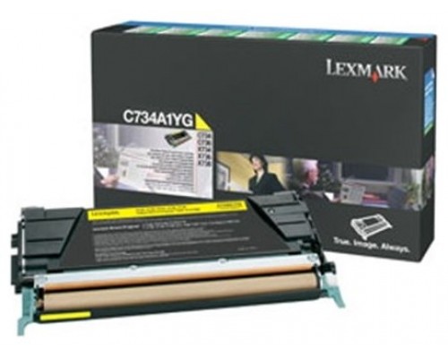 LEXMARK C-734/736, X-734/736/738 Toner Amarillo Retornable