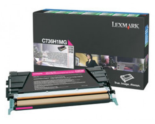 LEXMARK C-736, X-736/738 Toner Magenta Alto rendimiento Retornable