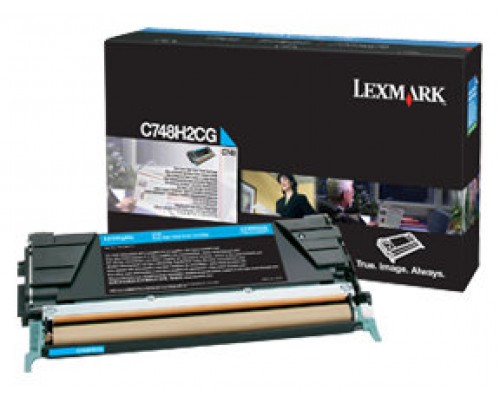 Lexmark C748 Cartucho de toner cian Alto Rendimiento