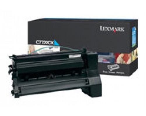 Lexmark C772 Cartucho impresion cian Extra Alto Rendimiento (15K)