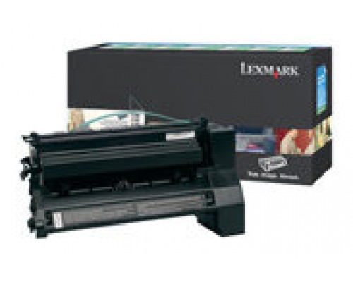 LEXMARK C-780/C-782/X-782 Cartucho de impresion Negro retornable (6.000 pag.)