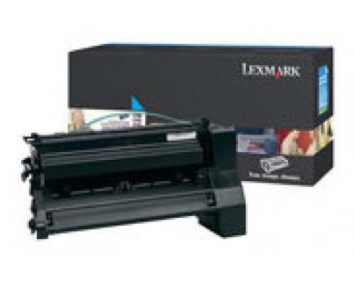 Lexmark C78x Cartucho de impresion cian Alto Rendimiento (10K)