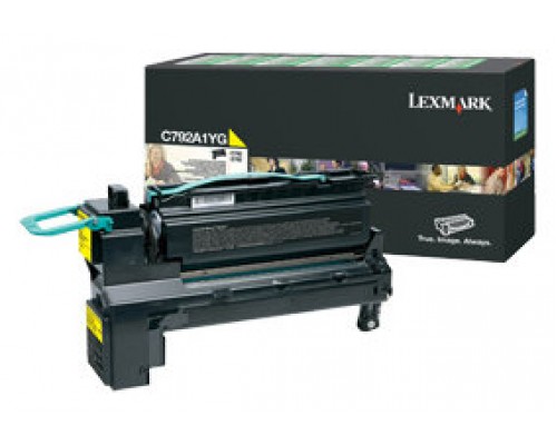 LEXMARK C792 X792 Toner Amarillo Retornable