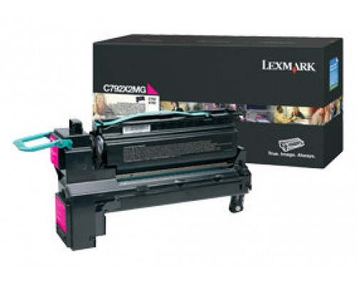 Lexmark C792 Cartucho de impresion magenta Extra Alto Rendimiento (20K)