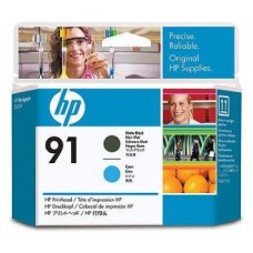 HP Designjet Z6100 cabezal de impresion Negro Mate y Cian nº91