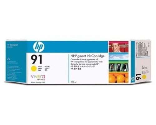 HP Designjet Z6100 Cartucho Amarillo nº91 (775ml)