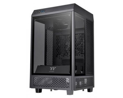 CAJA THERMALTAKE THE TOWER 100 MINI-ITX 2XUSBA 3.2 SIN FUENTE NEGRO