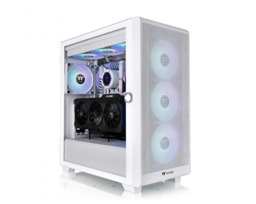 CAJA THERMALTAKE S250 TG ATX 2XUSBA 3.2 ARGB SIN FUENTE BLANCO